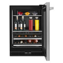 Jennair® NOIR™ 24" Built-In Undercounter Beverage Center, Right Swing JUBFR242HM