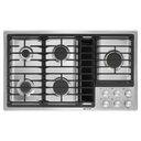 Jennair® Euro-Style 36 JX3™ Gas Downdraft Cooktop JGD3536GS