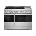 Jennair® 48 NOIR™ Gas Professional-Style Range with Chrome-Infused Griddle JGRP548HM