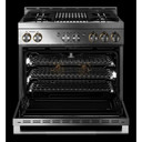 Jennair® 36" RISE™ Gas Professional-Style Range with Infrared Grill JGRP636HL