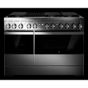 Jennair® NOIR™ 48 Dual-Fuel Professional-Style Range with Grill JDRP648HM