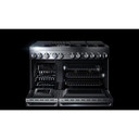 Jennair® NOIR™ 48" Dual-Fuel Professional Range with Gas Grill JDRP648HM