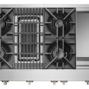 Jennair® 48" RISE™ Gas Professional-Style Range with Chrome-Infused Griddle and Infrared Grill JGRP748HL