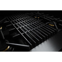 Jennair® 36" NOIR™ Gas Professional-Style Range with Infrared Grill JGRP636HM