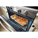 Whirlpool® 30-inch Smart Electric Range with True Convection, No Preheat Air Fry, WipeClean™ Coating, Steam/Self Cleaning, Rapid Preheat 5.3 CuFt Capacity YWFES7530RZ