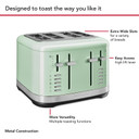 Kitchenaid® 4 Slice Toaster KMT4109PT Kitchenaid® 4 Slice Toaster KMT4109PT