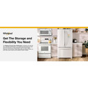 Whirlpool® 36-Inch Wide Counter-Depth French Door Bottom Mount Refrigerator - 20 cu. ft. WRFC2036RW Whirlpool® 36-Inch Wide Counter-Depth French Door Bottom Mount Refrigerator - 20 cu. ft. WRFC2036RW