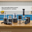 KitchenAid Go™ Cordless Hand Blender with Accessories - battery included KHBRV75BM