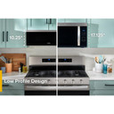 Whirlpool® 1.1 cu. ft. Smart Low Profile Microwave Hood Combination with 450 CRM 4-Speed Venting YWMML5530RB