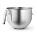 Kitchenaid® 7 Quart NSF Certified Polished Stainless Steel Bowl with J Hook Handle KSMC7QBOWL