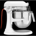 Kitchenaid® NSF Certified® Commercial Series 8-Qt Bowl Lift Stand Mixer with Stainless Steel Bowl Guard KSMC895WH