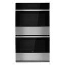 Jennair® NOIR™ Double Wall Oven with MultiMode® True Convection with Smooth Glide Flat-Tine Racks JOEDC530RM
