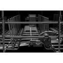 Jennair® RISE™ 24" Built-In Dishwasher with Precise Fit 3rd Rack for Cutlery with Plasma Coating, 39 dBA JDTS3924SL