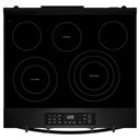 Whirlpool® 30-inch Electric Smart Range with Fan Convection Air Cooking Technology YWSES5030SB