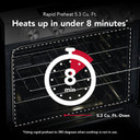Kitchenaid® 5.3 Cu. Ft. Slide-in Electric Range with Two Even-Heat™ Hyper Elements and Convection Cooking Modes YKSES530SPS