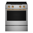 Kitchenaid® 5.3 Cu. Ft. Slide-in Electric Range with Two Even-Heat™ Hyper Elements and Convection Cooking Modes YKSES530SPS