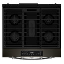 Whirlpool® 30-inch Gas Smart Range with Fan Convection Air Cooking Technology WSGS5030SV