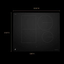 Jennair® 24” Oblivion Smart Induction Cooktop with Temperature-Controlled Cooking JICT724SB