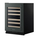 Kitchenaid® 24" Undercounter Wine Cellar with Full-Extension Wood-Front Racks KUWL524SJP