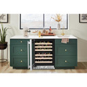 Kitchenaid® 24" Undercounter Wine Cellar with Full-Extension Wood-Front Racks KUWL524SPS