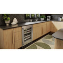 Kitchenaid® 24" Undercounter Wine Cellar with Full-Extension Metal-Front Racks KUWR324SSB