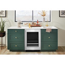 Kitchenaid® 24" Undercounter Wine Cellar with Full-Extension Metal-Front Racks KUWR324SSB