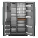 Kitchenaid® 20.8 Cu. Ft. Counter-Depth Side-by-Side Refrigerator with Exterior Ice and Water Dispenser in Junipe KRSC536RJP