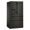 Kitchenaid® 29 cu. ft. French Door Refrigerator with Exterior Water and Ice and FreshChill™ Full-Width Refrigerated Drawer KRMF436SBE