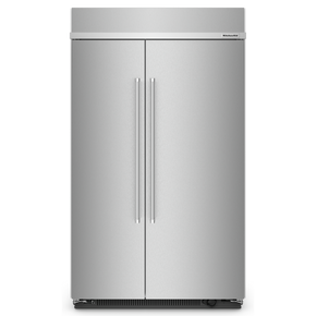 Kitchenaid® 30 Cu. Ft. 48 Built-In Side-by-Side Refrigerator with PrintShield™ Finish KBSN708MPS