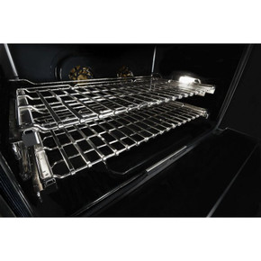 Jennair® NOIR™ 48" Dual-Fuel Professional Range with Chrome-Infused Griddle JDRP548HM