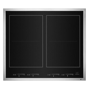 Jennair® 24" Lustre Stainless Induction Flex Cooktop JIC4724HS