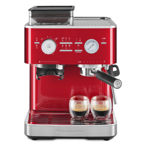 KitchenAid.ca Exclusive Colour - Semi Automatic Espresso Machine with Burr Grinder KES6551CA
