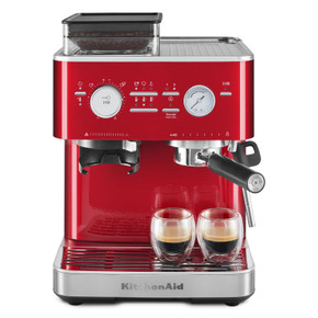 KitchenAid.ca Exclusive Colour - Semi Automatic Espresso Machine with Burr Grinder KES6551CA
