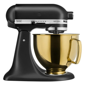 Kitchenaid® Artisan® Series 5 Quart Tilt-Head Stand Mixer KSM150PSBM