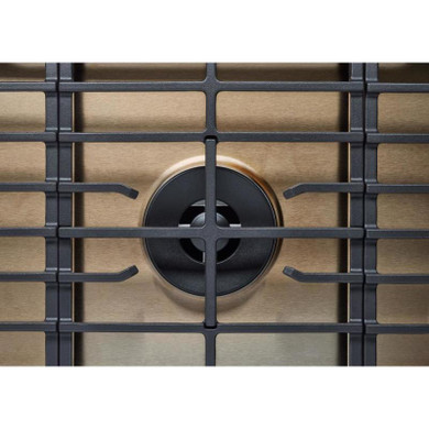 Kitchenaid® Gas-on-Metal Cooktop with 5 Versatile Burners and Edge-to-Edge Cast-Iron Grates KCGK336SSS