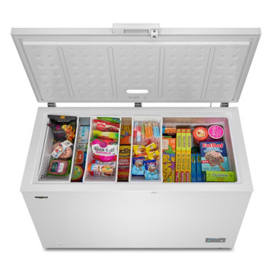 Whirlpool® 16 Cu. Ft. Convertible Chest Freezer with 3 Storage Baskets WZCC5516TW