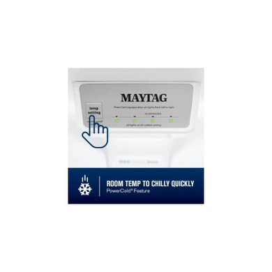Maytag® 33-Inch Wide Top Mount Refrigerator with Garage Mode - 21 Cu. Ft. MRTX5121TW