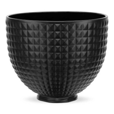 Kitchenaid® 5 Quart Black Studded Ceramic Bowl KSM2CB5LS