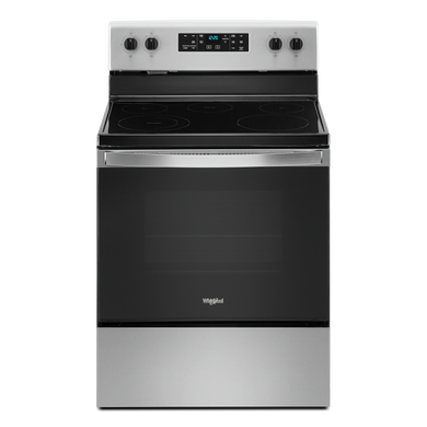 5.3 cu. ft. Whirlpool® electric range with Frozen Bake™ technology. YWFE505W0JZ