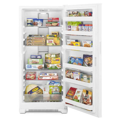 Whirlpool® 18 cu. ft. Upright Freezer with Adjustable Wire Shelves WZF34X18DW
