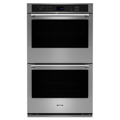 Maytag® 27-inch Double Wall Oven with Air Fry and Basket - 8.6 cu. ft. MOED6027LZ