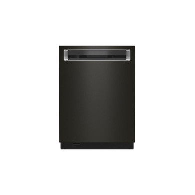 Kitchenaid® 44 dBA Dishwasher with 360° Max Jets™ Third Rack and LED Interior Lighting KDPM804KBS