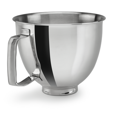 Kitchenaid® 3.5 Quart Polished Stainless Steel Bowl with Handle KSM35SSFP