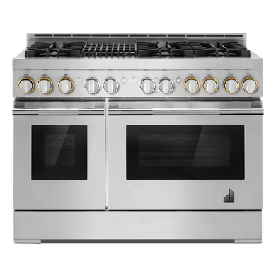 Jennair® 48" RISE™ Gas Professional-Style Range with Infrared Grill JGRP648HL