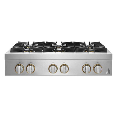 Jennair® 36" RISE™ Gas Professional-Style Rangetop JGCP436HL