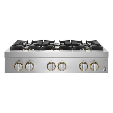 Jennair® 36" RISE™ Gas Professional-Style Rangetop JGCP436HL