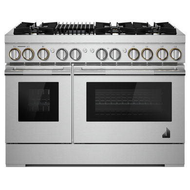 Jennair® RISE™ 48" Dual-Fuel Professional Range with Gas Grill JDRP648HL
