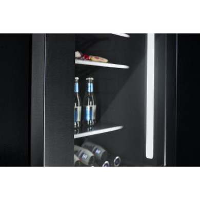 Jennair® RISE™ 24"  Under Counter Glass Door Refrigerator, Left Swing JUGFL242HL
