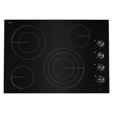 Jennair® 30" Oblivion Glass Radiant Cooktop with Halo-Effect Knobs JEC3430HB