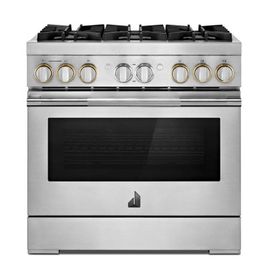 Jennair® 36" RISE™ Dual-Fuel Professional-Style Range JDRP436HL